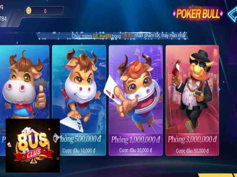 Poker Bull là gì? Cùng 8us chinh phục tựa game thịnh hành nhất 2023