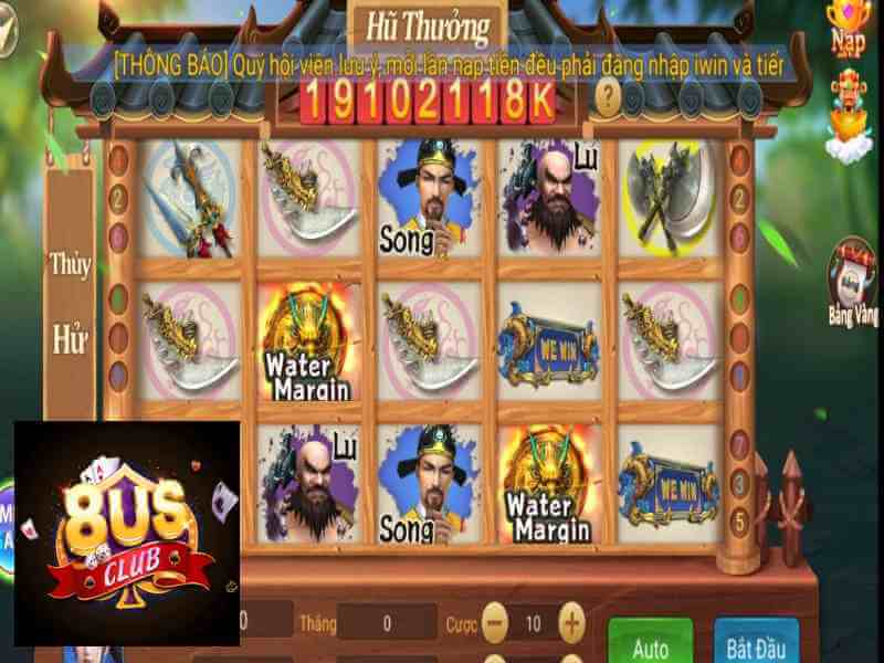 Hóa thân thành nhân vật yêu thích trong game Thuỷ Hử tại 8us