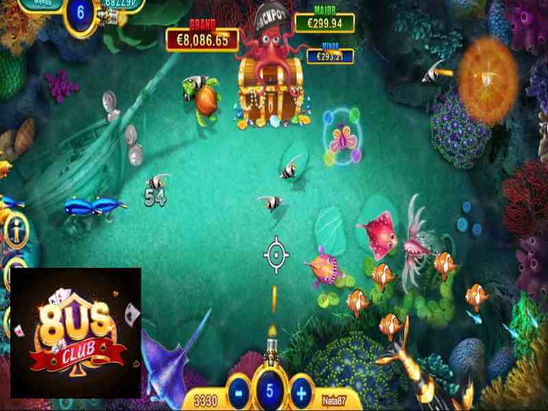 Trải nghiệm hấp dẫn với Game bắn cá Online tại 8us