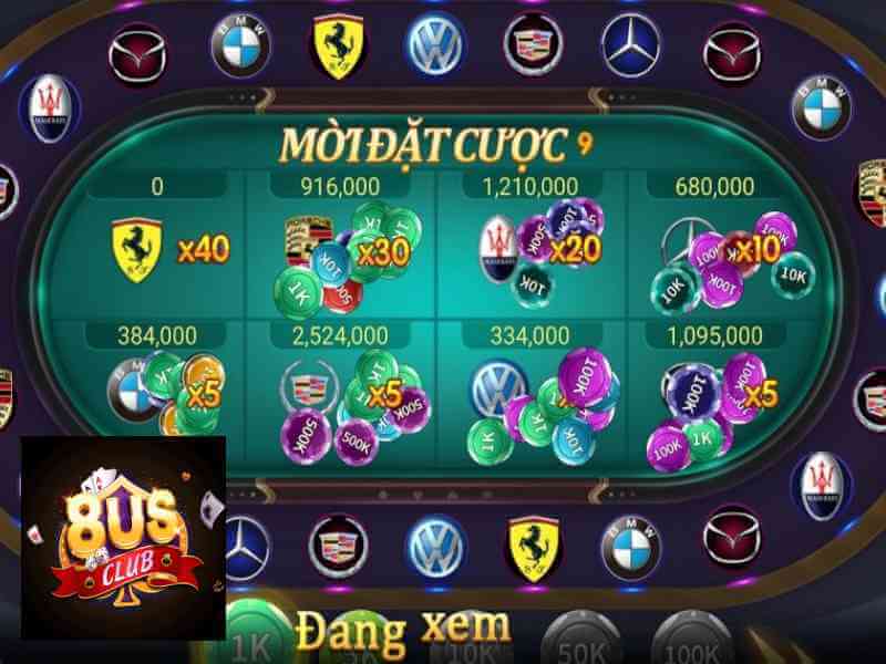 Game Siêu Xe 8us: Trải Nghiệm Slot Game Đỉnh Cao